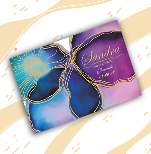 شکلات کادویی ساندرا مدرن آلبالو